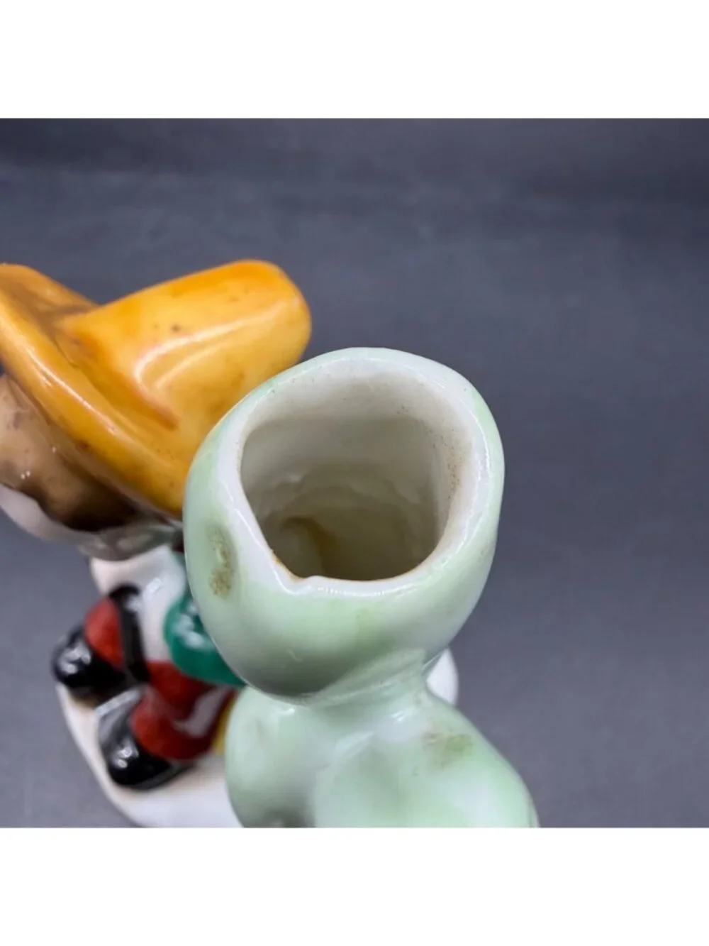 Vintage Cowboy Figurine Bud Vases Occupied Japan Mid Century Kitschy Western